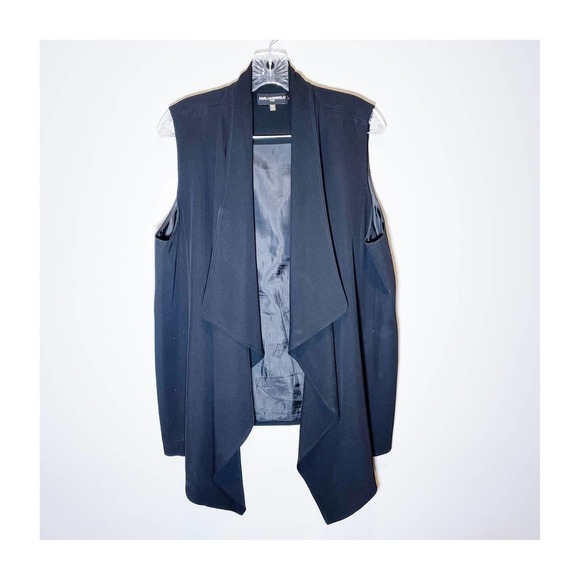 Karl Lagerfeld Black Sleeveless Vest Size Large - Picture 1 of 8